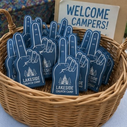 Custom foam fingers for small business