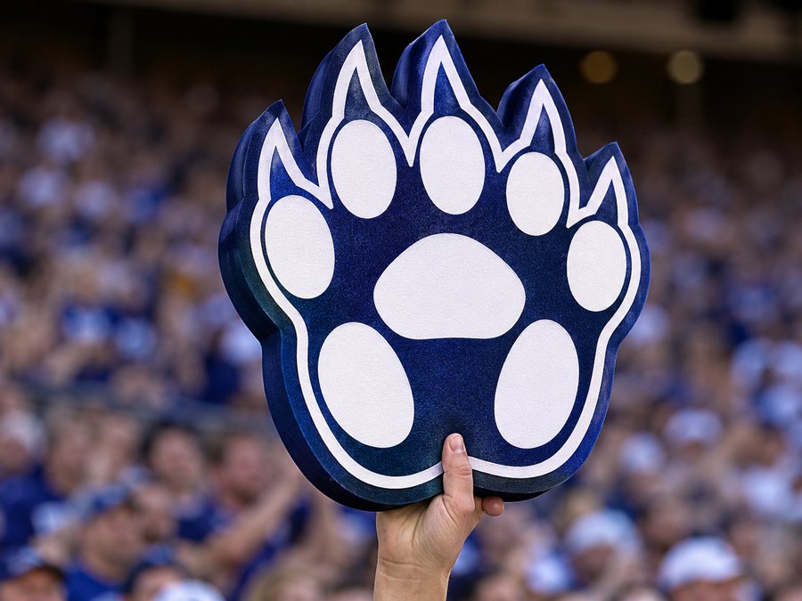 Custom printed custom die-cut shape foam hand
